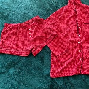 Aerie Rise & Shine Silky Satin PJ Set